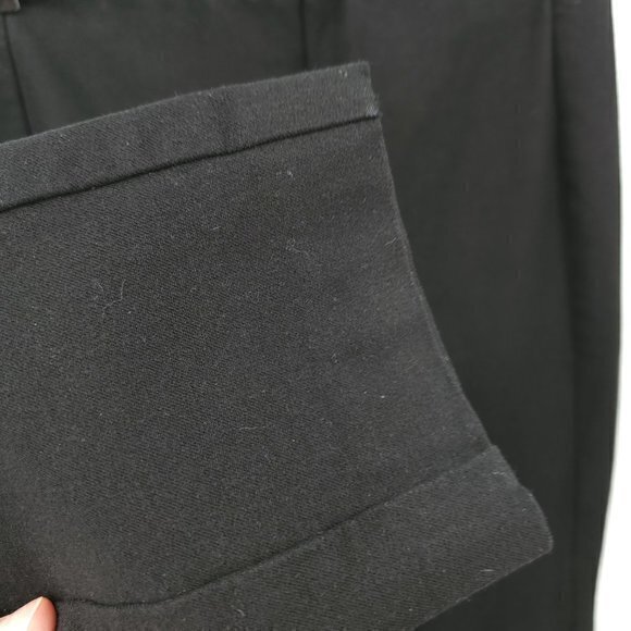 Theory Navalane Jetty Slim Stretchy Ankle Pants 0 Black - Picture 15 of 16